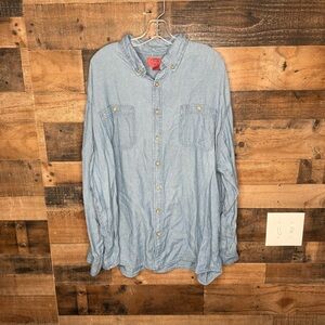 The Foundry Supply Co. Light Blue Button Down Shirt